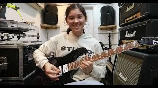 Stratosphere - Stratovarius Guitar Cover By 13 Year Old Amelia