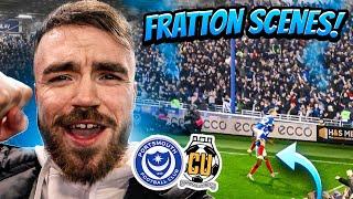 PORTSMOUTH vs CAMBRIDGE | 3-1 | SCENES AS ABU KAMARA HITS STUNNER UNDER THE LIGHTS AT FRATTON PARK!!