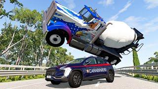 Police Car Chases #37 - BeamNG DRIVE | SmashChan