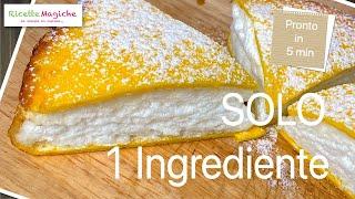 Dolce Giapponese SOFFICISSIMO 1 Ingrediente pronto in 5 minuti