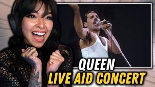Queen Live Aid First Time Reaction | SINGER REACTS