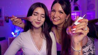 ASMR Real Person Pampering - Trying To Give My Friend Tingles @edafoxxASMR - German/Deutsch