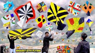 Kite Flying  12 Tawa  6 Tawa  Big Patang 🪁 Janmashtami  Kite Vlog  Kite