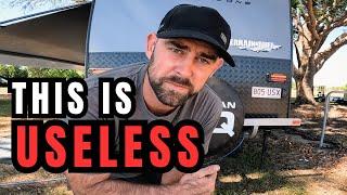 THROW IT IN THE BIN.. Darwin Budget Camping | CARAVAN UPGRADES