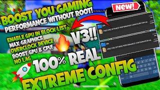 Fix lag Free Fire With High Extreme Version 3 Configuration File 