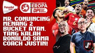 RONALDO NANGIS, SPANYOL MENANG, COACH JUSTIN KALAH, INGGRIS HOKI -DPI HAJATAN BOLA EROPA- EPS 1290