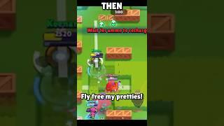 Mortis Now VS Then Edit Brawl Stars #shorts #brawlstars