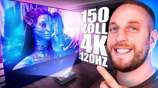 Dieser Laser TV überzeugt auf einer 500 Zoll Leinwand! AWOL Vision LTV-3000 Pro 4K Heimkino