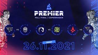 BLAST Premier Fall Final, Day 3: FaZe vs. BIG, Team Liquid vs. NIP, Astralis vs. Winner of FaZe/BIG