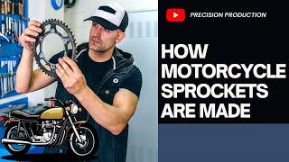 HOW MOTORCYCLE SPROCKETS ARE MADE, FACTORY MASS PRODUCTION. #Motorcycle #MotorcycleSprockets