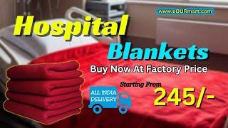 Hospital Blanket खरीदे फैक्ट्री रेट पर  | Woolen Blankets For Hospital | Buy Online #wholesaleprice
