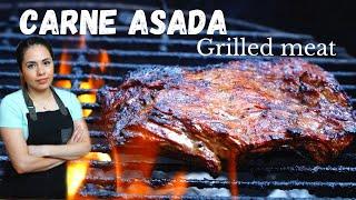 How to make CARNE ASADA | HOMEMADE carne asada tacos | Villa cocina