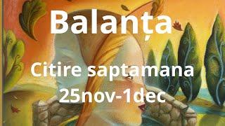 Balanța  citire săptămâna 25nov-1dec!!