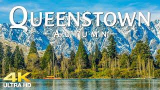 Queenstown Autumn 4K Ultra HD • Beautiful poetic Scenery of Mountains and Lakes with Relaxing Music