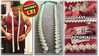 #1 2024 HOW TO MAKE A MONEY LEI | NEW FLAT CHAIN STYLE | TUTORIAL | GRADUATION CORD | EASY TUTORIAL