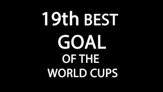 Kennet Andersson scored the 19th best goal of the World Cups against Brazil in USA 94.