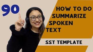 SST(Summarise spoken text) template explained ! Tricks & Tips | Milestone Study | Best PTE institute