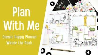 Plan with Me - Classic Happy Planner - Winnie the Pooh Spread