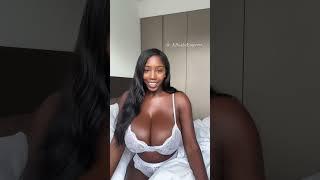 White lingerie Try on haul with Ellie the Empress #shorts