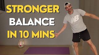 10-Minute Balance Exercises for Beginners | Improve Stability with Low-Impact Workout