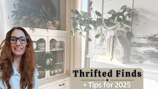 Favorite Thrifted Home Decor Finds | Thrifting Lessons I Learned in 2024