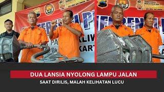 Bukannya TOBAT, Dua Pria Lansia Malah Nekat NYOLONG Lampu Penerang Jalan || Saat Dirilis MAKIN LUCU