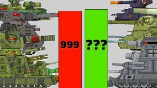 All Top 5 Tank power level kv-44 vs arta vs ratte vs vk-44