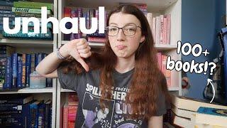 HUGE BOOK UNHAUL  getting rid of over 100 books!!