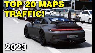 TOP 20 Maps with TRAFFIC for ASSETTO CORSA in 2023! + Install Guide