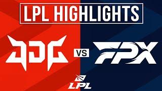 JDG vs FPX Highlights ALL GAMES | LPL 2024 Summer | JD Gaming vs FunPlus Phoenix