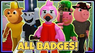 HOW TO GET ALL 21 BADGES + “A EPIC GAMER BADGE” in BETTER PIGGY ROLEPLAY | ROBLOX