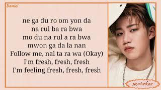 Daniel Jikal (다니엘 지칼) - Fresh (easy lyrics)