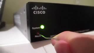 How To Reset A Cisco Switch SF300 24POE   video