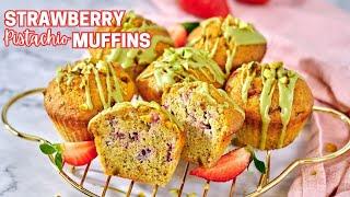 Keto Strawberry Pistachio Muffins | Low-Carb & Delicious Recipe!