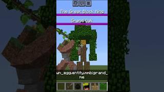 Great block king vs Grand Oak ll Minecraft world