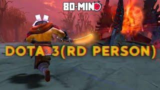 Playing A Full Dota Match In Third-Person (80+ MIN GAME!)