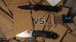 Battle of the Blades! (spyderco Vs. Benchmade)