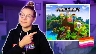 Why Lesbians love Minecraft  #shorts #lesbian #minecraft