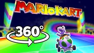 VR 360º Mario Kart DS Rainbow Road | 4K