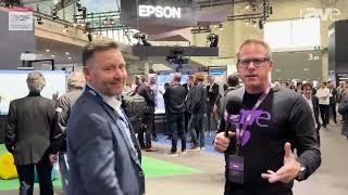 ISE 2024: Gary Kayye Gets a Booth Tour from Graeme Davidson of Epson