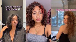 Curly hair routines + Product recommendations. •BlackgirlTingz•