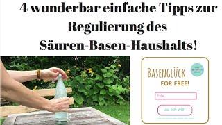 4 wunderbar einfache Tipps zur Regulierung des Säure-Basen-Haushalts!