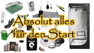 Das wirklich vollständige Indoor Growbox Komplettset | Checkliste 