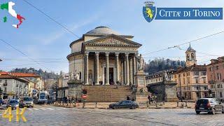 Walking Turin Italy  | 4K City Walk