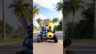 Minion Saves Stitch – The Ultimate Anime Crossover!  #shorts #stitch #minions #despicableme