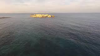 Video con dron parrot Bebop 2 playa