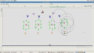 Multi Hop Routing in Covert Wireless Networks in NS2