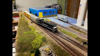 Woodlawn Industrial Park, an HO scale model train layout