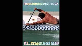 Dragon boat training methods.