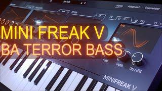 Mini Freak V TERROR BASS! | Sound Design Tutorial